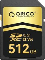 ORICO SD90 512GB SD kortelė, UHS-II, C10, U3, V90, 8K UHD, iki 300MB/s
