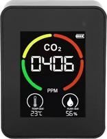 Oro kokybės detektorius, 3 in 1 CO2 matuoklis CO2 detektorius Oro kokybės jutiklis Oro kokybės monitorius USB įkroviklis TVOC testeris, skirtas naudoti namuose