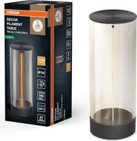 OSRAM „Endura Style Decor Filament“ stalinė lempa su USB jungtimi, IP54 | „Endura Style Decor Filament“, lauko apšvietimas (specialusis), tamsiai pilka, 92 mm skersmuo, 15 000 val., 1 vnt. pakuotėje