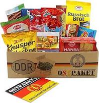 Ostpaket "Maža saldi pagunda" su 13 produktų Specialybės Specialybės paketas Dovanų rinkinys Rytų produktai VDR Dovanų idėja
