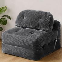 OUZHOU sulankstoma sofa lova, miegamojo kėdė su lovos funkcija, pupelių maišo sofa, patogi grindų sofa, sulankstoma miegamoji kėdė su pagalvėle, pupelių maišo laidas, sulankstoma sofa lova svetainei, miegamajam | sulankstoma sofa lova, 4-in-1 sulankstoma