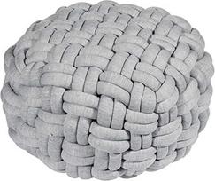 Pagalvėlė – LØKKEN – Pufas, taburetė, pufas – Pinta – Spalva: šviesiai pilka – (Skersmuo x aukštis): 69 x 40 cm
