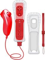 Pakeičia nuotolinio valdymo pultą; suderinamas su „Wii U“ belaidžiu valdikliu; suderinamas su „Nintendo“ vaizdo žaidimų valdikliais; keičiamas nuotolinio valdymo pultas su silikoniniu dėklu ir rankos dirželiu (raudonas)