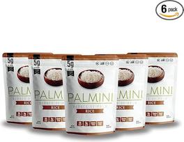 Palmini ryžiai - palmių šerdys - mažai kalorijų, mažai angliavandenių, keto, veganai | Be GMO, be glitimo, be cukraus - 338g | (6 vnt.)