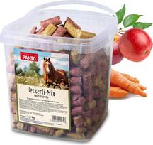 PANTO „Apple & Carrot Treats“ 3,2 kg – skanėstai arkliams ir poniams | Skanūs granuliuoti skanėstai, dvi rūšys – puikus priedas ir atlygis arkliams bei poniams