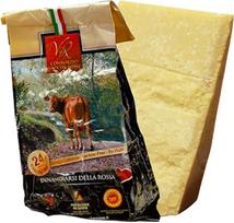 Parmigiano Reggiano DOP "Vacche Rosse" (raudonosios karvės) 24 mėn. 1 vnt. - iš viso kg.1. Gamintojas - Consorzio Vacche Rosse (raudonosios karvės).