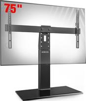 Pasukamas, reguliuojamo aukščio 32-75 colių televizoriams iki 50 kg aukštesnis 834 mm universalus TV stovas Max VESA 600 x 400 mm
