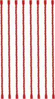 PATIKIL 8 Stück Silikon Kabelbinder 30 48cm Stahlkern Wiederverwendbare Biegsame Twist Binder Für Kabel Ordnung Halten Rot