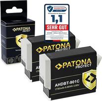 PATONA 2 vnt. „Protect“ akumuliatorius AHDBT-901C, SPBL1B, „Enduro“ akumuliatorius 1730 mAh, suderinamas su „Hero 12/11/10/9“, ugniai atsparus V1 korpusas, patvarus, galingas