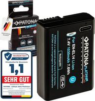 PATONA Platinum EN-EL14 baterija 1030mAh USB-C įvesties pakaitinė baterija, suderinama su Nikon Coolpix P7000 P7100 P7700 P7800 D3100 D3200 D3300 D3400 D3500 D5100 D5200 D5300 D550. D50 D5600 Df ENEL14