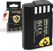 PATONA Protect V1 baterija DMW BLK22 BLK22E 2600mAh Suderinama su Panasonic Lumix DC-S9 DC-S5 S5II S5II-X S5 IIX S5K DC-G9 G9 II DC-GH5 GH5 II GH5S DC-GH6 GH6 DC-GH7 GH7 DMWBLK22 BLK22