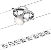 Paulmann 941.53 „Wire System Cardan“ (maks. 8 x 10 W, GU5.3) metalinė kabelių sistema, kabelių lempa, LED lempa 94153