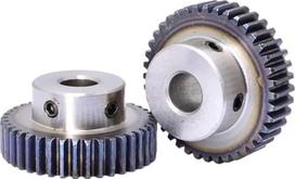 Pavaros krumpliaračių krumpliaračių variklio pavarų dėžė 1M Spur Gear Metalinė pavara 8 ~ 12 mm skylė 45 # plienas 1M 40 dantų ~ 100 krumpliaračių metalas (spalva: 60 dantų, dydis: 10 mm) ( spalva: 44 dantys, dydis: 10 mm)
