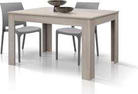 PAZZO DESIGN id_1873 „Celestine“, „Elm Pearl“, melaminas, virtuvės stalas, valgomojo stalas, svetainės stalas, pagamintas Italijoje, 140 x 90 x 77 cm