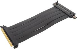 PCIE 4.0 X16 prailginimo kabelis, lankstus didelės spartos GUP prailginimo adapteris, aukštos apsaugos, 180 laipsnių PCIE 4.0 prailginimo kabelis, skirtas vaizdo plokštei (juodas)