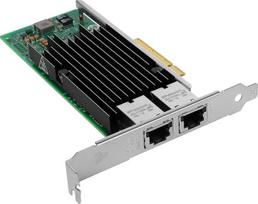 PCIe Ethernet tinklo plokštė, skirta „Intel X540-T2“ ir „X540“ lustų rinkiniams, PCIe 2.1 x8, 10Gb, dviejų prievadų RJ45 LAN plokštė, suderinama su „Windows Server“, „Windows“, „Linux“, „VMware“ ir „ESX“