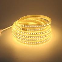 pcning 220 V 230 V IP67 LED juosta 6 m 3000 K šiltai balta lanksti juosta SMD 5730 120 LED/m lauko ir vidaus šviesos juostos (šiltai balta, 6)