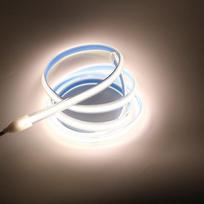 pcning COB LED 220 V 230 V 2 metrų balta IP67 vandeniui atspari juosta 2 m 4000 K, skirta lauko vidaus patalpoms (balta, 2)