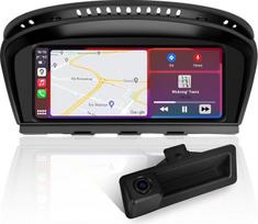 PEMP 8,8 colių „Linux“ ekranas, skirtas „BMW E60 E90“ modeliams su CCC, „CarPlay“, „Android“, „MirrorLink“, automobilių radijo imtuvu, „Bluetooth“ ir vaizdo grotuvu, 2005–2010 m. gamybos automobiliams, su 720p AHD kamera | Belaidis automobilių radijo imtu