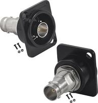 PENGLIN 2 x 75 Ohm D tipo BNC lizdo adapteris | SDI montavimo į skydą „moteriškas–moteriškas“ prailginimo jungtis su perėjimo lizdu