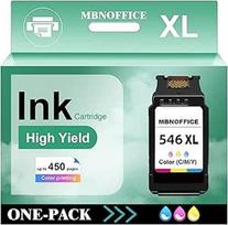 PG-545XL/CL-546XL daugiapakopės suderinamos juodos ir spalvotos rašalo kasetės, skirtos "Canon PixmaTR4551 /TR4550/ iP2850 /MG2450 / PIXMA MG2550 / PIXMA MG2950" (1, spalvotos)