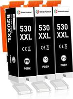 PGI-530PGBK spausdintuvo kasetės, suderinamos su „Canon“ PGI-530XXL ir PGI530