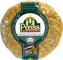 Pietų Tirolio duona, kepama rankomis, tradicinis amatas, traški ruginė duona, autentiškas skonis Pietų Tirolio patiekalas, regioninis malonumas, ruginiai miltai, tradicinis kepyklos amatas (14 x 200 g)