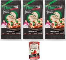 Pinsami Pinsa Gourmet Romana, naminis Benedettos gaminys, 3 vnt. po 230 g + itališki gurmaniški peletrūnai 400 g