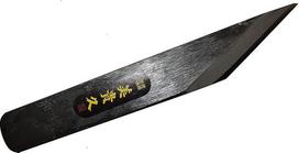 Pjaustymo peilis Faneravimo peilis Pjaustymo peilis Drožinėjimo peilis Japoniškas peilis Kiridashi, nukaldintas Japonijoje - dešiniarankis (juodas, 30 mm)