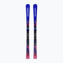 Kalnų slidės + apkaustai Salomon Equipe SL 12 + I12 GW race blue/equipe red