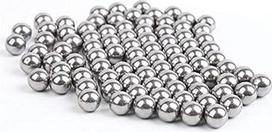 Plienas, guolių rutuliai, šilkiniai karoliukai, plieniniai rutuliai, plieniniai rutuliniai rutuliai – 300 vnt. (10 mm)
