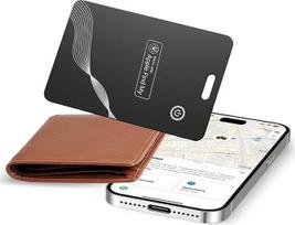 Plonas piniginės sekimo kortelė, su „Apple Find My“ suderinama sekimo kortelė (tik „iOS“), GPS sekimo įrenginys be abonemento, belaidis įkraunamas, „Bluetooth“ daiktų ieškiklis, skirtas piniginėms, bagažui, pasams ir automobiliams