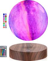 Plūduriuojanti mėnulio lempa, magnetinė levitacija, 3D spausdinimas, mėnulio šviesa, plūduriuojančios lempos, kamuoliniai LED mėnulio naktiniai žibintai, kambario dekoracijos, kūrybinė dovana vaikams ir draugams (Galaxy 16 spalvų)
