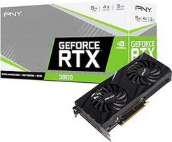 PNY GEFORCE RTX™ 3060 8GB VERTO Dual Fan Edition Grafikos kortelė