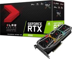 PNY „GeForce RTX™ 3090“ 24GB „XLR8 Gaming Revel Epic-X RGB™“ vaizdo plokštė su trimis ventiliatoriais