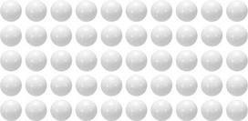 POM 8 mm plastikinis guolio rutulio kampinis žiedas (50 vnt. pakuotė)