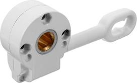 POPETPOP markizės pavaros įrankis, baltas, skirtas 14 mm, velenas iš metalo ir plastiko