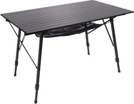 Portal sulankstomas stovyklavimo stalas Reguliuojamo aukščio aliuminis 120 x 70 cm Lengvas sulankstomas stovyklavimo stalas