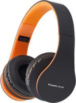 PowerLocus Bluetooth Headphones Over Ear, Wireless Headphones, HiFi Stereo, Foldable Headphones with Microphone, Soft Ear Pads, Micro SD/TF, FM Radio for iPhone/Android/Tablet/Laptop (Orange)