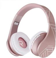 PowerLocus Wireless Headphones Over Ear Headphones Bluetooth with Microphone Foldable Soft Ear Pads Hi-Fi Stereo Bass Headset Wireless and Wired Mode for Kids/Adult/TV/PC/Home Office
