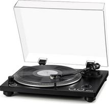 PR-101 – vinilo grotuvas su diržine pavara ir „Bluetooth“ ryšiu, 2 greičiai (33 arba 45 apsisukimų per minutę), nuimamas magnetinis skaitytuvas AT-3600L
