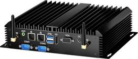 Pramoninis mini kompiuteris be ventiliatoriaus su „Core i7-5500U“ procesoriumi (2,40 GHz–3,0 GHz), mini kompiuteris su 16GB RAM, 512GB SSD, 1xHDMI, 1xVGA, 2xRS232 COM, dviem LAN jungtimis, „Wi-Fi“, automatiniu įjungimu, WOL, „Windows 10 Pro“