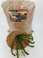 Premium Fish Food Tvenkinio lazdelės 3 krypčių mišinys 20 L = 2,3 kg + 1x Egeria Densa Vandens kenkėjas Apie 20 cm tvenkinio augalas