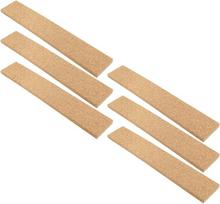 PRETYZOOM Pack of 6 Self-Adhesive Cork Strips Message Cork Strips Felt Pin Board Strips Cork Board Wall Cladding Wall Padding Photo Wall Cork Strips Office Supplies