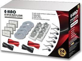 Priedas, skirtas „Roborock Saros 20/10R“, „Qrevo Curv 2 Pro“, „Qrevo Edge 2“ | „Qrevo EdgeT“/„Edge 2 Pro“/„CurvX“/„Curv 2 ProX“ atsarginių dalių rinkinys: 6 dulkių maišeliai, 2 šepetėliai, 4 filtrai, 4 šluostės, 6 šoniniai šepetėliai