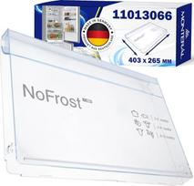 Priekinis šaldiklio ir šaldytuvo su šaldikliu dangtis 403 x 265 mm su originaliu kodu 11013066 00744752 744752, skirtas "Bosch" - Pagaminta Vokietijoje - 10 metų garantija - MONTERAL
