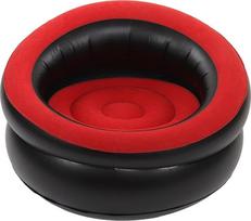 Pripučiama sofa „Flow Air“ – ergonomiška, greitai pripučiama, nešiojama kėdė, skirta svetainei, miegamajam, balkonui ir kelionėms (raudona)