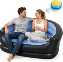 Pripučiama sofa, pripučiama sofa kempingui – dvivietė pripučiama sofa