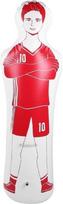 Pripučiamas futbolo treniruočių manekenas / stovintis manekenas, stovintis bokso maišas, 40 x 160 cm, pagamintas iš PVC, skirtas gynybos treniruotėms, baudos smūgių pratimams ir judrumo treniruotėms