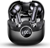 Prisitaikančios hibridinės aktyviosios triukšmo slopinimo ausinės, belaidės „Bluetooth“, „Bluetooth 5.4“ ausinės su 8 ekvalaizerio režimais, -45 dB ANC ausinės su 6 mikrofonais, belaidis įkrovimas, „Multipoint“, valdymas per programėlę